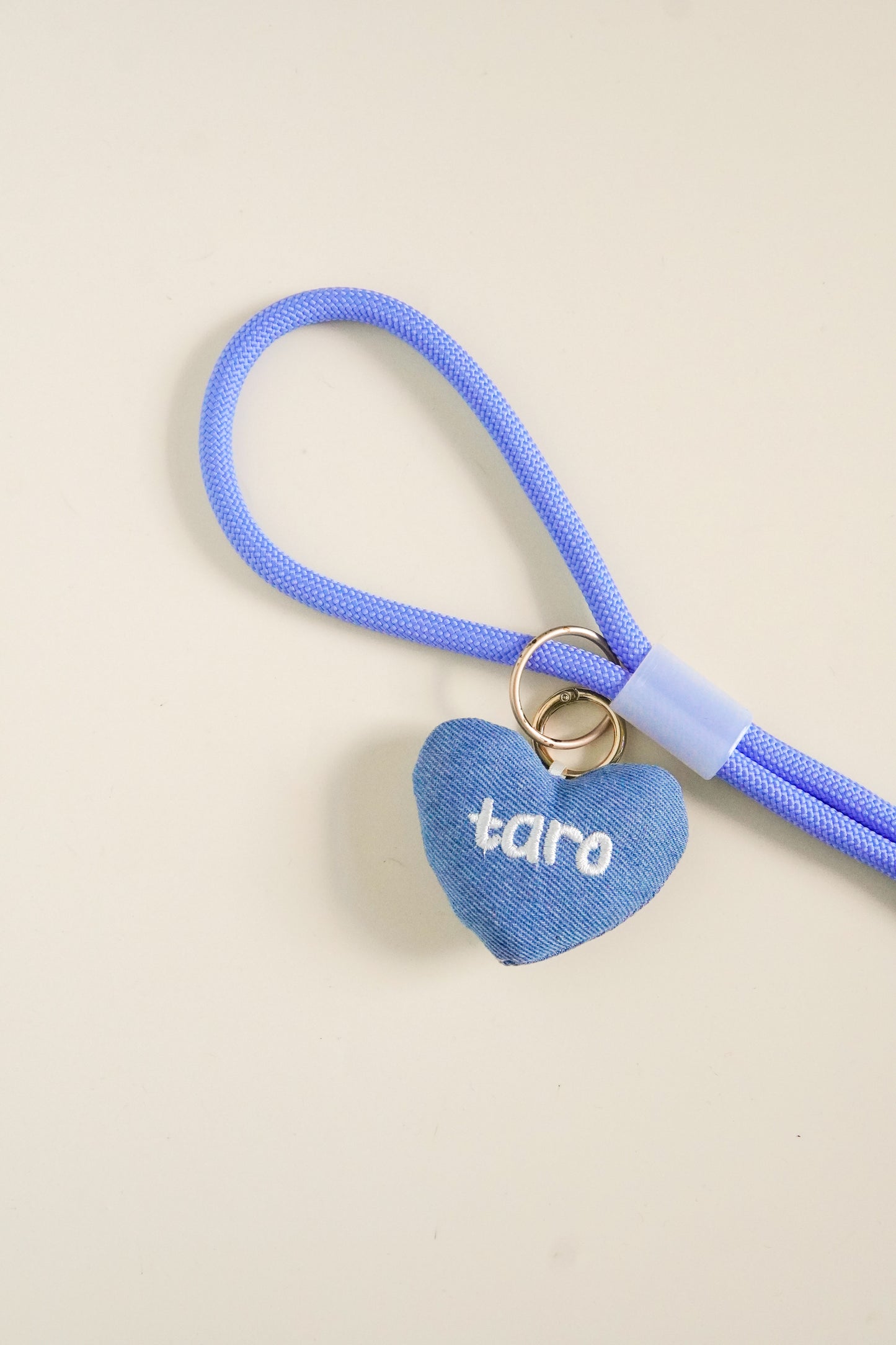 Amor Denim Heart Tag