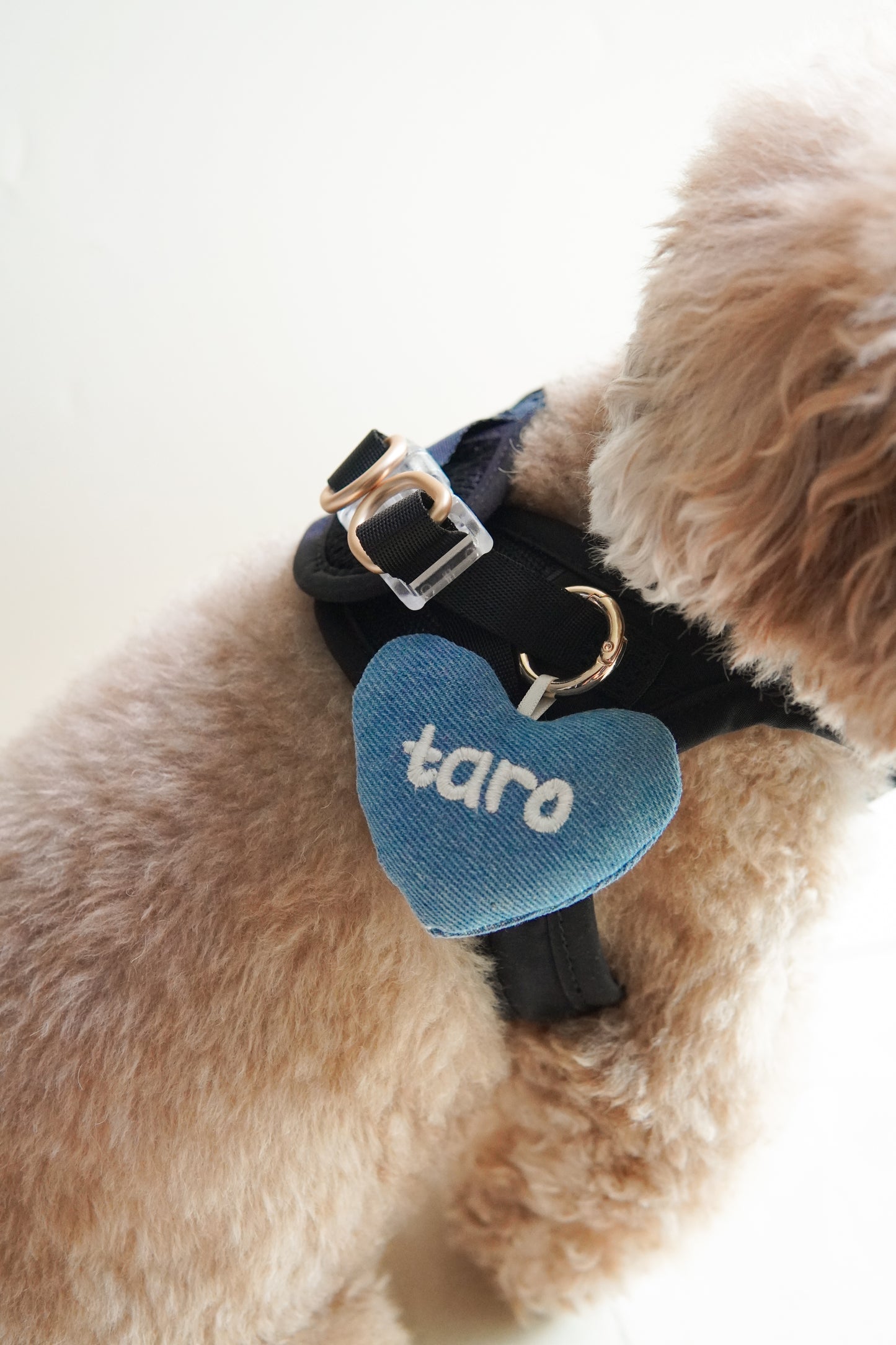 Amor Denim Heart Tag